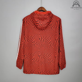 Corta-Vento Flamengo 21/22 -  Vermelho listrado