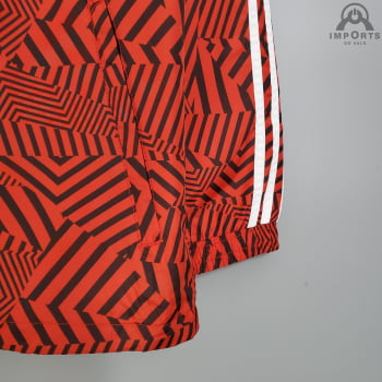 Corta-Vento Flamengo 21/22 -  Vermelho listrado