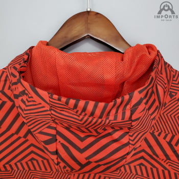 Corta-Vento Flamengo 21/22 -  Vermelho listrado