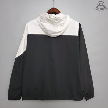Jaqueta Corta-Vento Santos 21/22 - Branco/preto