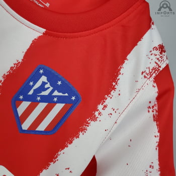 Kit Infantil Atlético de Madrid I  21/22 + Personalização Grátis