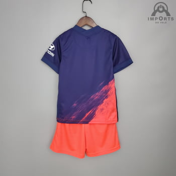 Kit Infantil Atlético de Madrid II 21/22 + Personalização Grátis