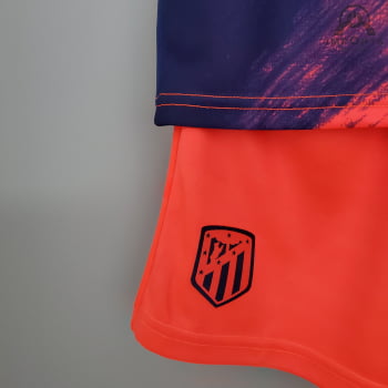 Kit Infantil Atlético de Madrid II 21/22 + Personalização Grátis