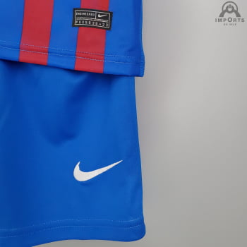 Kit Infantil Barcelona I 21/22 + Personalização Grátis 