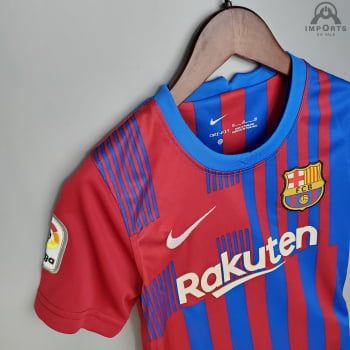 Kit Infantil Barcelona I 21/22 + Personalização Grátis 