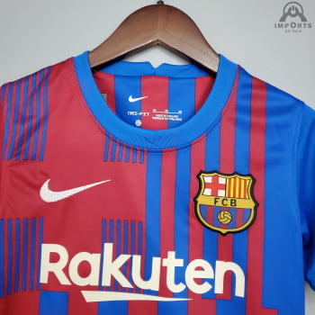 Kit Infantil Barcelona I 21/22 + Personalização Grátis 