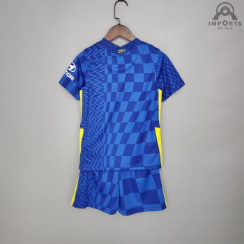 Kit Infantil Chelsea I 21/22 + Personalização Grátis