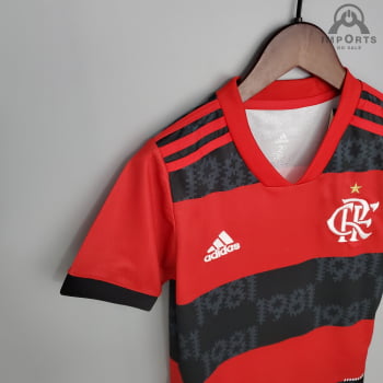 Kit Infantil Flamengo I 21/22 + Personalização Grátis
