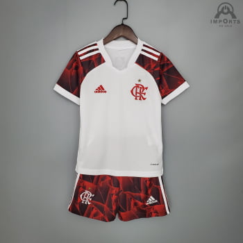 Kit Infantil Flamengo II 21/22 + Personalização Grátis 