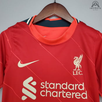 Kit Infantil Liverpool I 21/22 + Personalização Grátis