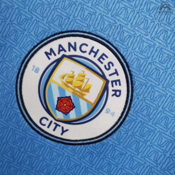Kit Infantil Manchester City I 21/22 + Personalização Grátis
