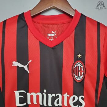 Kit Infantil Milan I 21/22 + Personalização Grátis 