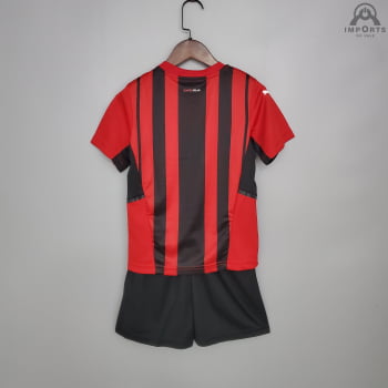 Kit Infantil Milan I 21/22 + Personalização Grátis 