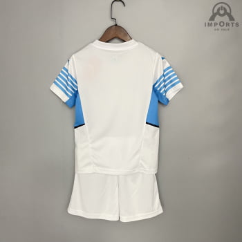 Kit Infantil Olympique de Marseille I 21/22 + Personalização Grátis