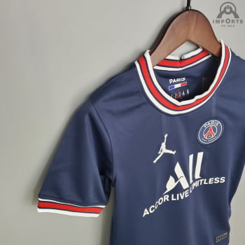 Kit Infantil Paris Saint-Germain I 21/22 + Personalização Grátis