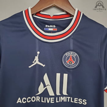 Kit Infantil Paris Saint-Germain I 21/22 + Personalização Grátis
