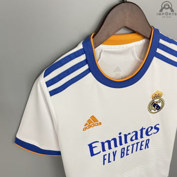 Kit Infantil Real Madrid I 21/22 + Personalização Grátis