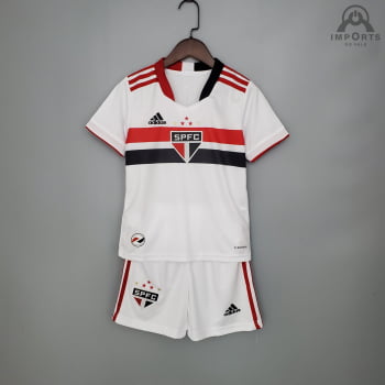 Kit Infantil São Paulo I 21/22 + Personalização Grátis