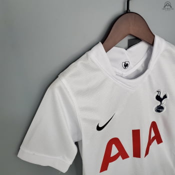 Kit Infantil Tottenham I 21/22 + Personalização Grátis