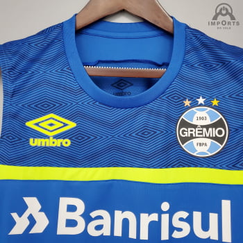 Regata Grêmio 21/22 Treino - Azul/amarelo